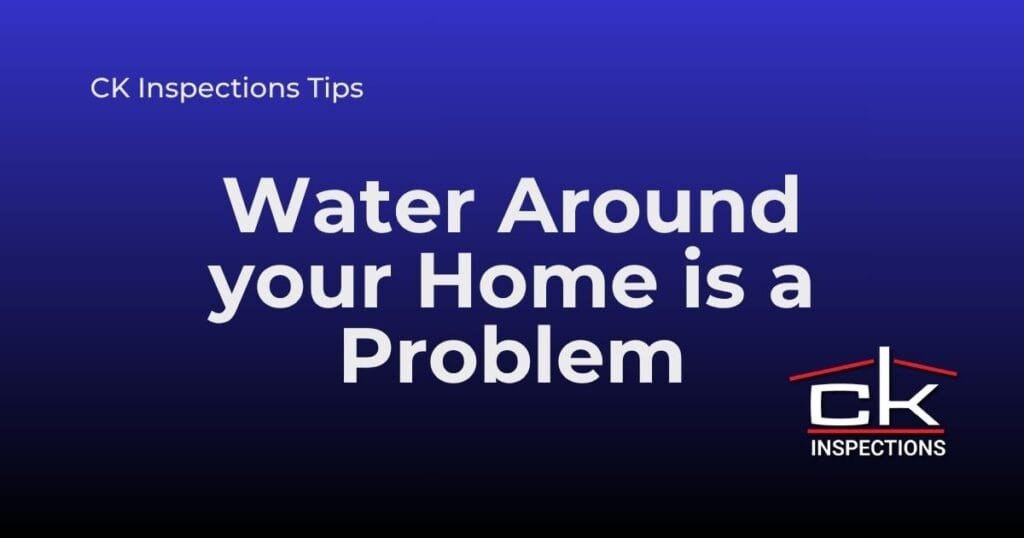 Foundation drainage grading Home inspection Houston Texas