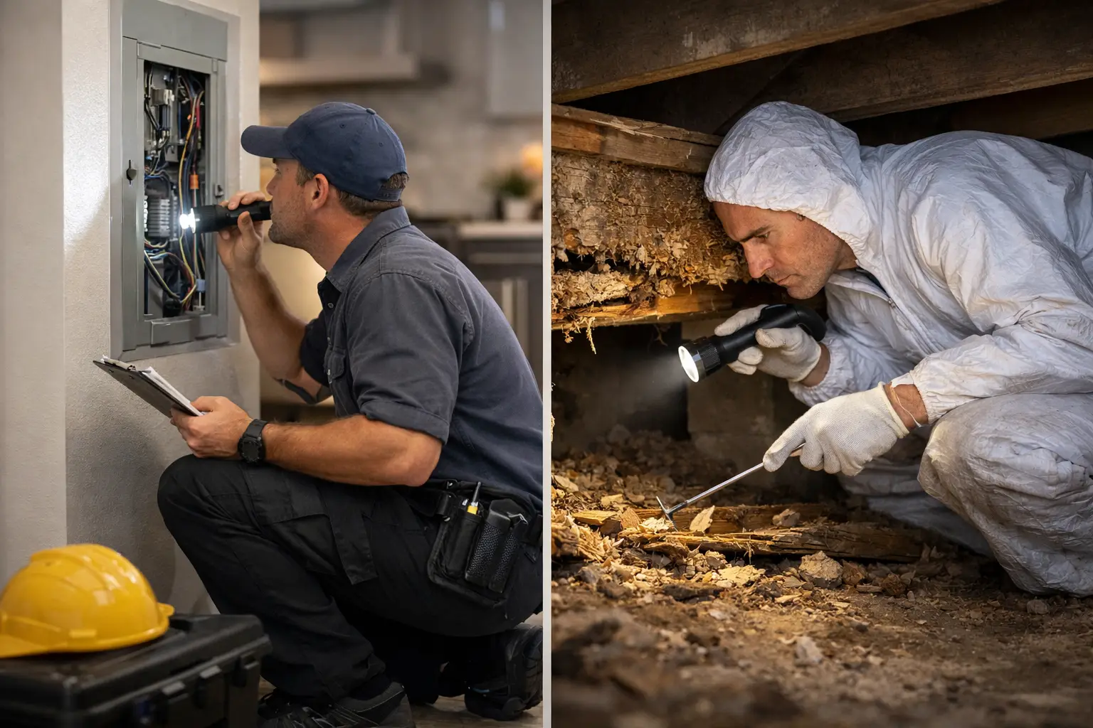 General Inspection vs Termite Inspection