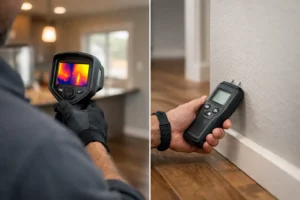 Thermal Imaging vs Moisture Meter for Homebuyers