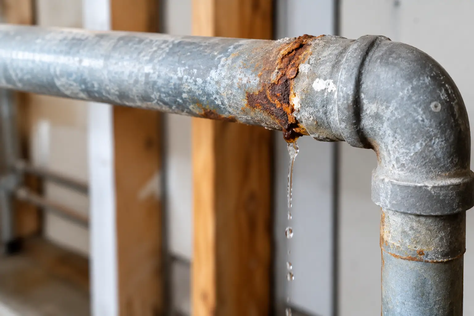 Galvanized Pipe Failure in Older Houston Homes